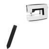 BoxWave Stylus Pouch Compatible with Husqvarna Viking Designer Jade 35 Touchscreen - Stylus PortaPouch, Pen Stylii Holder Carrier Portable Self-Adhesive - Jet Black view 1