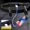 Hubceuo Bike Handlebar Extender USB Bicycle Handlebar Extension Mount for Holding Bicycle Speedometer,GPS Bike Accessories view 2