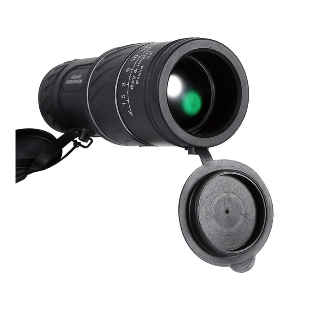 40x60 Clarity Pocket Telescope Monocular Telescope Low Level Green Film Optics Telescope Sightseeing