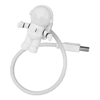CHAOSEE Mini Astronaut Night Light Creative LED Reading Lamp Flexible USB Tube Spaceman for Laptop PC Keyboard Notebook Table Desk Light