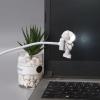 CHAOSEE Mini Astronaut Night Light Creative LED Reading Lamp Flexible USB Tube Spaceman for Laptop PC Keyboard Notebook Table Desk Light view 4