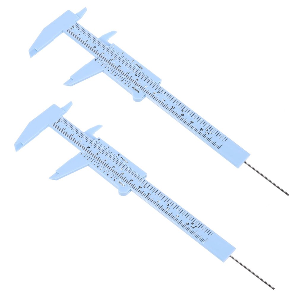 Ipetboom 2pcs Portable Eyebrow Ruler Flexible Measure Precision Tool Kit for Shaping Designing