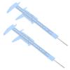Ipetboom 2pcs Portable Eyebrow Ruler Flexible Measure Precision Tool Kit for Shaping Designing view 1