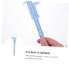 Ipetboom 2pcs Portable Eyebrow Ruler Flexible Measure Precision Tool Kit for Shaping Designing view 3