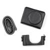 Andoer Digital Camera Protective Case PU Leather Camera Storage Bag with Removable Shoulder Strap Compatible with Sony ZV1, Black view 1