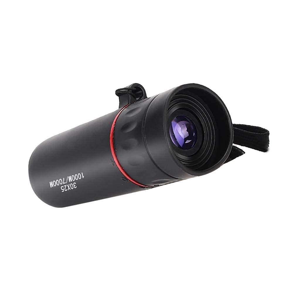 30X25 Portable Monocular Telescope Waterproof High Definition Monolithic Telescope Mini Hiking Accessories