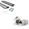 Enmane 24Port Blank Keystone Patch Panel 1U 19" for Rackmount & Wall Mount Shielded with Cable Support Bar&Cat7 Keystone Jack Tool-Less RJ45 Keystone Jack view 1