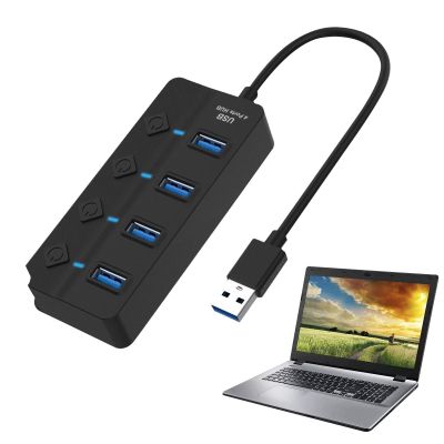 USB Extension Splitter, High Speed Multiport USB Splitter, Extension Cable USB Type C Splitter, 4 Port USB Hub Splitter, USB Extension Multiport Adapter, USB Splitter USB Expander for Laptop
