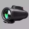 10X42 Monocular Telescope, High Power BAK4 Prism FMC Lens Monocular Telescope Compact with Portable Life Waterproof Monocular for Bird Watching Travel Hiking Sports view 3