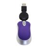 Hubceuo Mini USB Wired Mouse Retractable Tiny Small Mouse 1600 DPI Optical Compact Travel Mice for 98 2000 XP Vista Version, purple, 323899 view 2