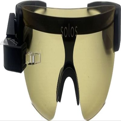 SOLOS Wearables Smart Glasses, 160x180x50mm, Yellow