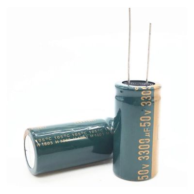 ZCERA 3~50pcs/lot 50V 3300UF 18 * 35mm Low impedance high Frequency Aluminum electrolytic Capacitor 3300uf 20% 20% (Size : 20pcs)