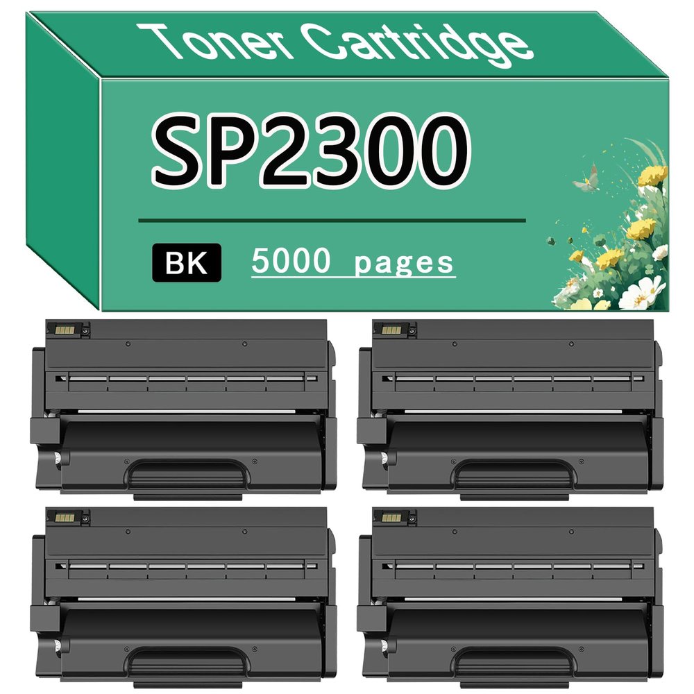 AIRLUG for Ricoh SP2300 SP2300H Toner Cartridge Replacement,Compatible for SP 2300 SP 2300H Printer 4-Pack