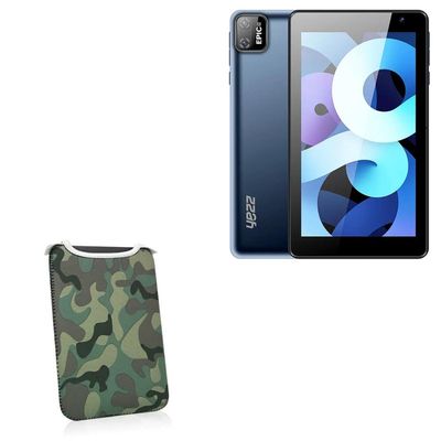 BoxWave Case Compatible with Yezz Epic 3 - Camouflage SlipSuit, Slim Design Camo Neoprene Slip On Pouch