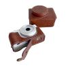 Andoer Digital Camera Protective Case PU Leather Camera Storage Bag with Removable Shoulder Strap Compatible with Sony ZV1-F/ ZV1M2, Brown view 4