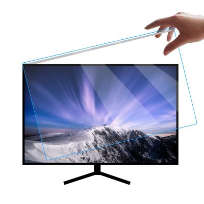 JQZWXX Anti-Glare HD Screen Film, Acrylic Hanging Screen Blocking Filter Anti-Scratch Widescreen Computer Blue Light Filter, For Visual People, Students, Office Workers,24 inches