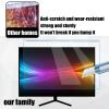 JQZWXX Anti-Glare HD Screen Film, Acrylic Hanging Screen Blocking Filter Anti-Scratch Widescreen Computer Blue Light Filter, For Visual People, Students, Office Workers,24 inches view 4