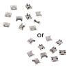 XUYUH 10 Pcs Micro USB Type B 5 Pin Female Socket Connector 4 Legs 90 Degree view 1