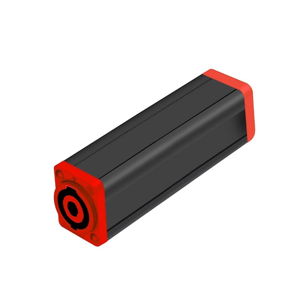 10Pcs 4Pins Speaker Power Amplifier Female to Female Connector AC Coupler Extender Adapter Loudspeaker Professional Audio Cable (Color : Red to Red)