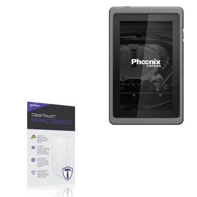 BoxWave Screen Protector Compatible with Topdon Phoenix (6.9 in) - ClearTouch ImpactShield (2-Pack), Impenetrable Screen Protector Flexible Film