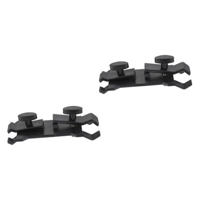HOMSFOU 2pcs Outdoor Camera Tripod Umbrella Holder Clip Umbrella Clamp Mount for