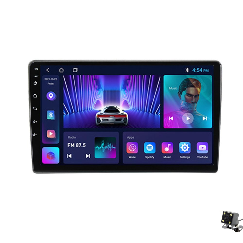 ADMLZQQ Double Din Car Stereo Multimedia with Bluetooth and 9" Touchscreen Android 12 for Opel Astra H 2004-2014,with GPS/Car-Play Android/SWC/Backup Camera/Mirror Link/4G WiFi,M100cp