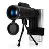 40X60 Monocular BAK4 Monocular Telescope Prism Scope with Compass Phone Clip Tripod for Outdoor Activities view 1