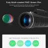40X60 Monocular BAK4 Monocular Telescope Prism Scope with Compass Phone Clip Tripod for Outdoor Activities view 3