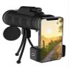 HD Monocular Telescope for Mobile Phone Telephoto with Smartphone Adapter Tripod Suit for Hiking Camping Bird Watching view 1