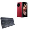 BoxWave Keyboard Compatible with vivo X Fold2 - SlimKeys Bluetooth Keyboard, Portable Thin with Chiclet-Style Keys - Jet Black view 1
