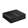 BASOARO Mini Industrial Computer Fanless Mini PC Win 11 Pro Alder Lake N100, 8GB RAM 128GB SSD, Dual Gigabit Ethernet, 2 HD DP Triple 4K Display, 2 RS232 COM, 5 USB, WiFi BT view 1