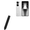 BoxWave Stylus Pouch Compatible with vivo iQOO Neo9 Pro - Stylus PortaPouch, Pen Stylii Holder Carrier Portable Self-Adhesive - Jet Black view 1