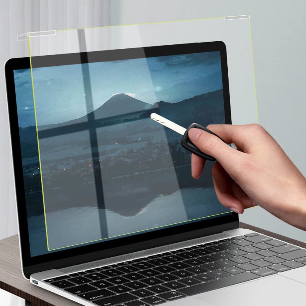 WLWLEO Laptop Screen Protector Hanging Blue Light Blocking Protector Panel Anti-Scratch Protection Film for 12-15 inch Notebook Computer Monitors,Computer Accessories,12 inch/W300H195mm