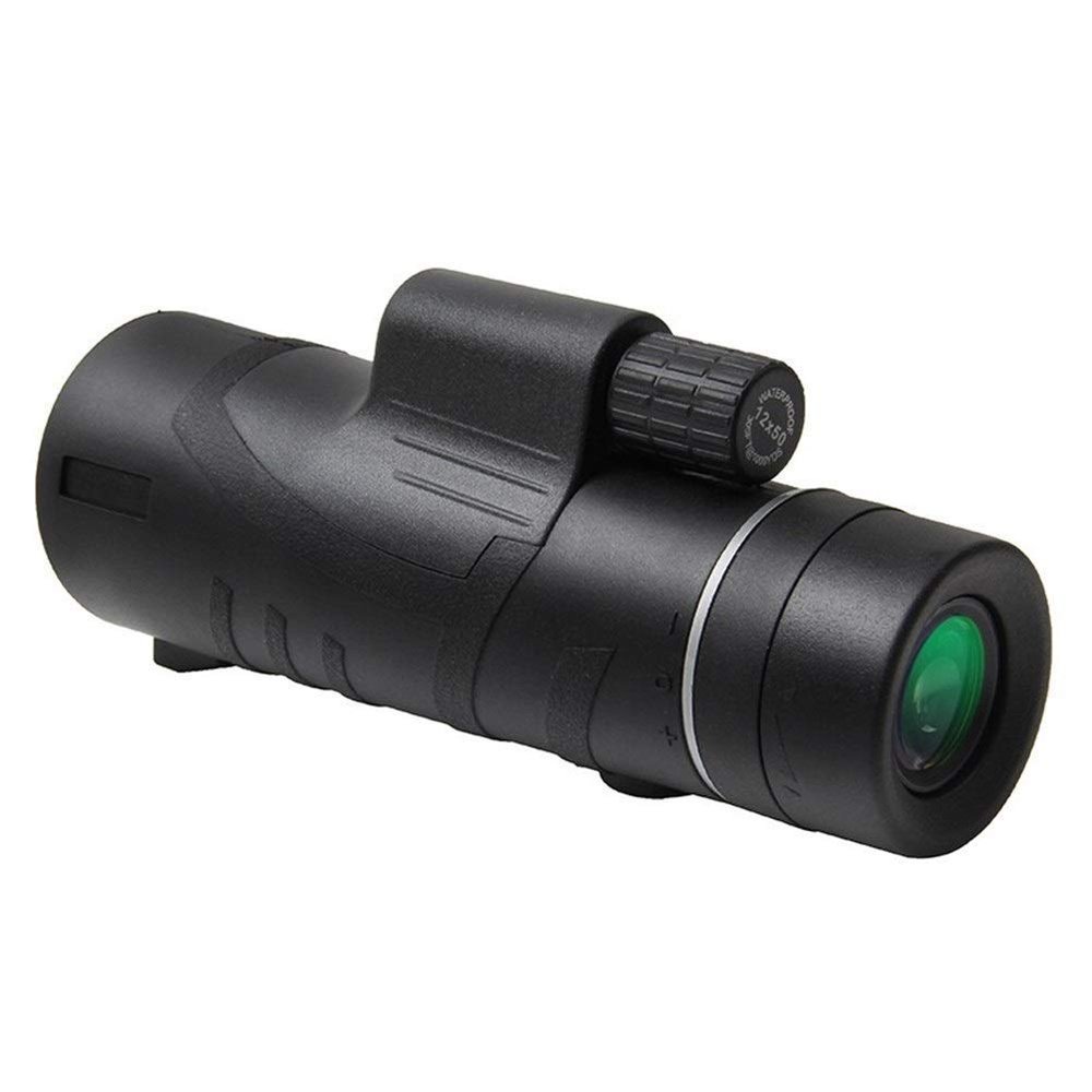 12X50 HD Wide View Monocular Telescope Portable Monocular for Smartphone with Low Light