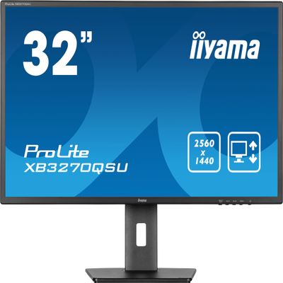 IIYAMA TFT XB3270QSU-B1 80cm IPS 31.5''/2560x1440/DP/2xHDMI/3xUSB/RH