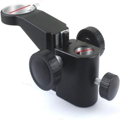 76mm Diameter Microscope Stand Holder Bracket Stereo Zoom Microscope Adjustable Industrial Trinocular Binocular Microscope Arms (Color : 50mm-25mm)