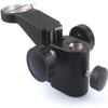 76mm Diameter Microscope Stand Holder Bracket Stereo Zoom Microscope Adjustable Industrial Trinocular Binocular Microscope Arms (Color : 50mm-25mm) view 1
