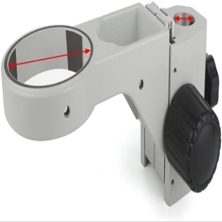 76mm Diameter Microscope Stand Holder Bracket Stereo Zoom Microscope Adjustable Industrial Trinocular Binocular Microscope Arms (Color : 76mm-25mm-01)