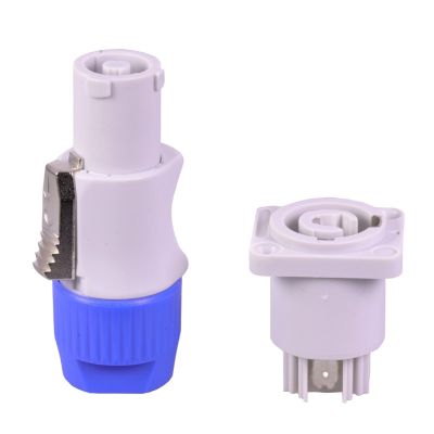10Pcs 3Pins Powerconnector Male Plug+Female Chassis Panel Mount 250V 20A Type A NAC3FCA+NAC3MPA-1 Light AC Power Connector ( Color : 5xM 5xF )