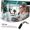 Beatifufu USB Hub Mini USB Hub for Pc USB 2.0 Splitter 4 Port Expander Practical USB Divider view 2