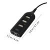 Beatifufu USB Hub Mini USB Hub for Pc USB 2.0 Splitter 4 Port Expander Practical USB Divider view 3