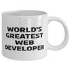 NAPAVI Joke Web developer 11oz 15oz Mug, World's Greatest Web, Gifts For Coworkers, Present From Team Leader, Cup For Web developer view 2