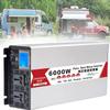 4000 5000 6000 8000 Watt Power Inverter Pure Sine Wave Inverter DC 12V 24V 48V 60V to AC 110V 220V Converter for Home RV Camping Power Inverter for Vehicles Car with LED Display,6000W-60Vto110V view 1