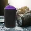 Homoyoyo 4pcs Camera Lens Bag Camera Lenses Organizer Bags Travel Lens Protector Lens Case Drawstring Outdoor Lens Pouch Lens Storage Pouch Lens Bags T Cloth Purple Thicken Neoprene view 3