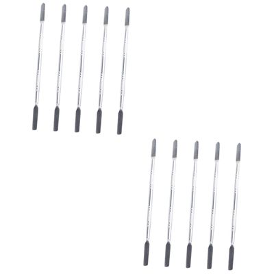 OSALADI 10pcs Double-Ended Opening Stick Repair Tools Stainless Steel Praying Tool for Mobile Phone Tablet Laptop LCD Electronics