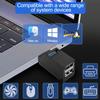 HATMINI 3 Ports USB Splitter,USB Hub 3.0 90 Degree USB Splitter 1 USB 3.0 and 2 USB 2.0 Port Portable Powered Data for Connecting Mobile Hard Disk, U Disk, Camera, Mouse,etc view 2