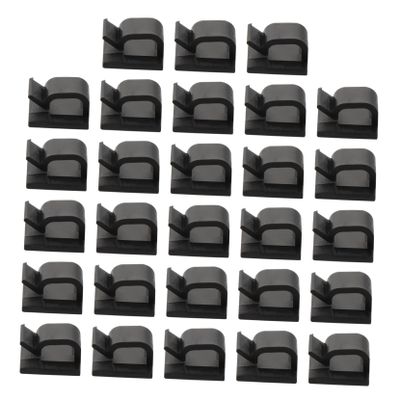 jojofuny 200pcs Cord Organiser Clips Wire Covers for Cords Cable Management Clips