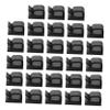jojofuny 200pcs Cord Organiser Clips Wire Covers for Cords Cable Management Clips view 1