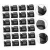 jojofuny 200pcs Cord Organiser Clips Wire Covers for Cords Cable Management Clips view 2