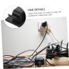 jojofuny 200pcs Cord Organiser Clips Wire Covers for Cords Cable Management Clips view 4